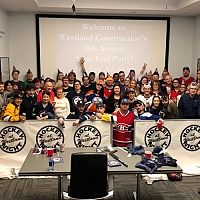 Hockey Night at Westland - Year End Staff Party