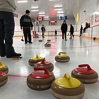 Curling / Sledding Staff Outing